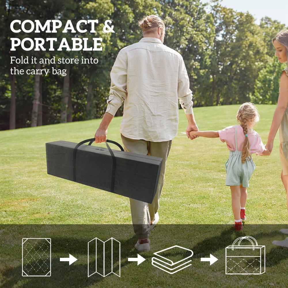 Outdoor Rug, Waterproof Plastic Straw With Carry Bag