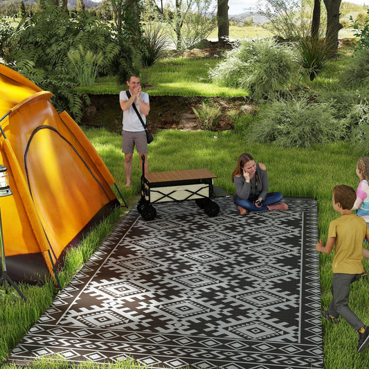 Outdoor Rug, Waterproof Plastic Straw With Carry Bag