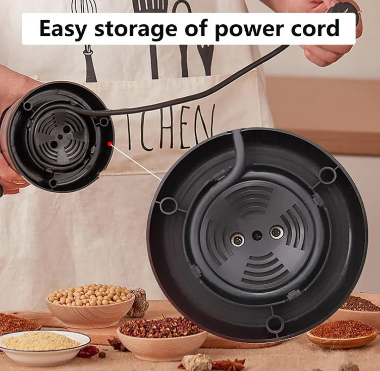 Portable Stainless Steel Personal Blender for Home Hotel Classic Design Electric Vanilla Spice Machine Reusable Herb Spice Tools