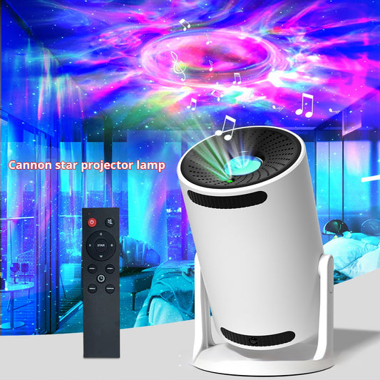Barrel Projection Lamp Bedroom Bluetooth Speaker Romantic Nebula Creative Gift Star Light