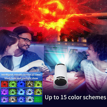 Barrel Projection Lamp Bedroom Bluetooth Speaker Romantic Nebula Creative Gift Star Light