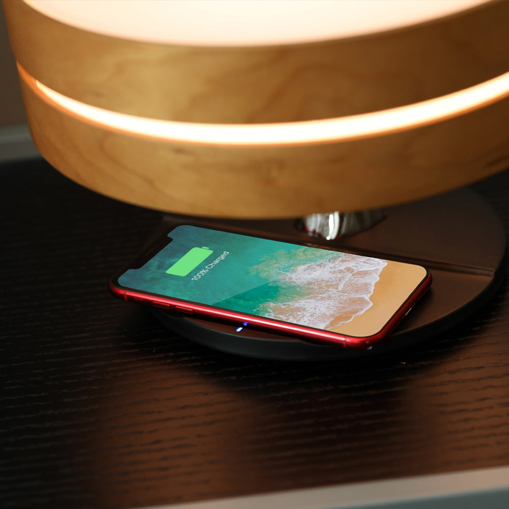 Round Intelligent Music Bluetooth Speaker Bed Lamp WiFi Circle Tree