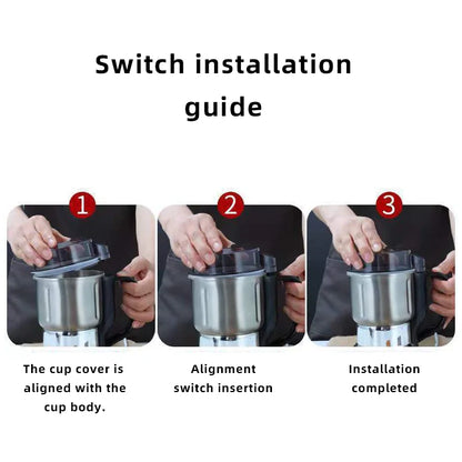 Portable Stainless Steel Personal Blender for Home Hotel Classic Design Electric Vanilla Spice Machine Reusable Herb Spice Tools