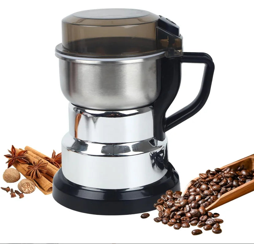 Portable Stainless Steel Personal Blender for Home Hotel Classic Design Electric Vanilla Spice Machine Reusable Herb Spice Tools