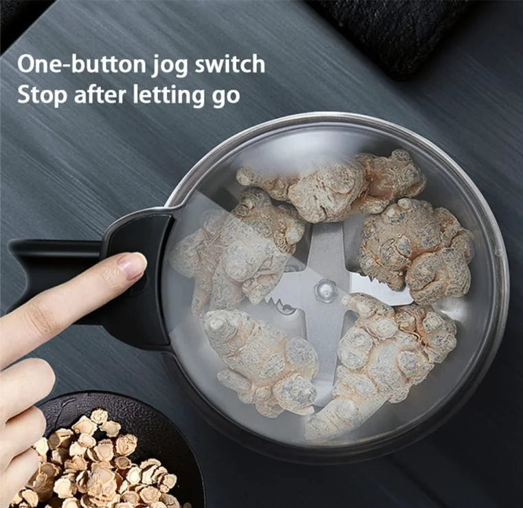 Portable Stainless Steel Personal Blender for Home Hotel Classic Design Electric Vanilla Spice Machine Reusable Herb Spice Tools