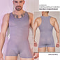 Striped Jumpsuit Lightweight Breathable Men