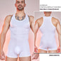 Striped Jumpsuit Lightweight Breathable Men