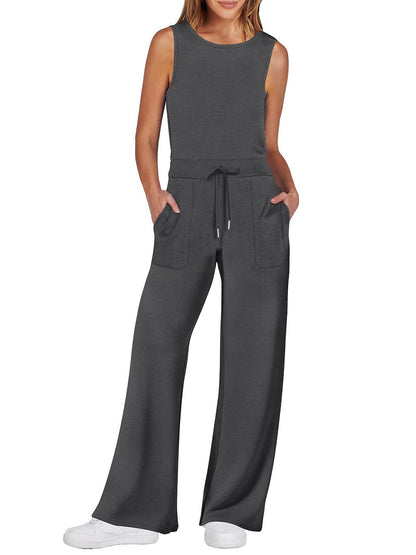 Fashion Slimming Women's Wear Sleeveless Jumpsuit